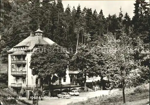 Bad Schandau Erholungsheim Schrammsteinbaude Kat. Bad Schandau