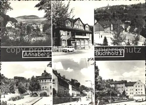 Annaberg Buchholz Erzgebirge Ortsansichten Kat. Annaberg