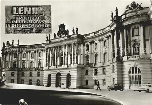 Berlin Ehemals Koenigliche Bibliothek Lenin  Kat. Berlin