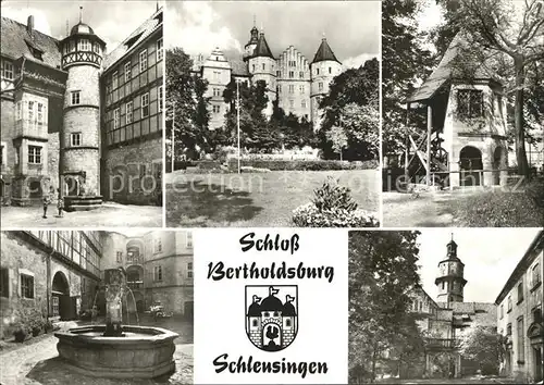 Schleusingen Schloss Bertholdsburg  Kat. Schleusingen