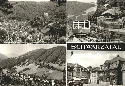 Schwarzatal Schweizerhaus Bergbahn Schwarzburg Unterweissbach Kat. Rudolstadt
