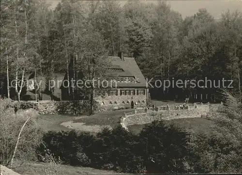 Rittersgruen Jugendherberge Ernst Scheffler  Kat. Rittersgruen