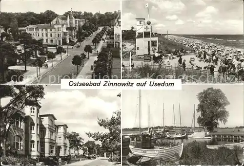 Zinnowitz Ostseebad Karl Marx Strasse Achterwasser Strandpromenade