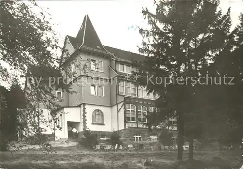 Friedrichroda Erholungsheim Spiessberghaus Kat. Friedrichroda