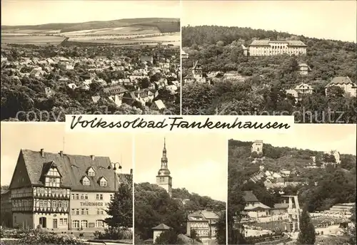 Frankenhausen Bad Thueringer Hof Kirche Schwimmbad  Kat. Bad Frankenhausen