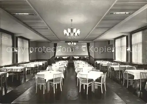 Oberhof Thueringen VDK Erholugnsheim Grosser Speisesaal  Kat. Oberhof Thueringen