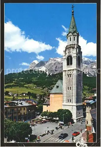 Cortina d Ampezzo Kirchturm Kat. Cortina d Ampezzo