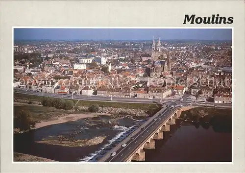 Moulins Allier Bruecke Teilansicht  Kat. Moulins