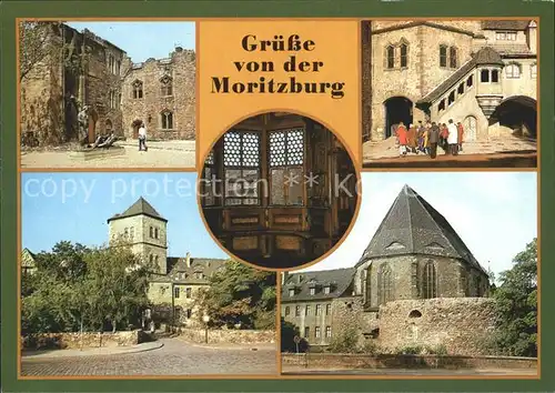 Moritzburg Sachsen Innenhof Burgtor Maria Magdalenen Kapelle  Kat. Moritzburg Dresden
