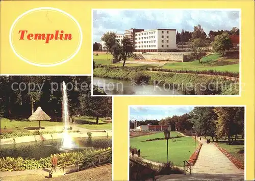 Templin FDGB Erholungsheim Salvador Allende Buergergarten  Kat. Templin