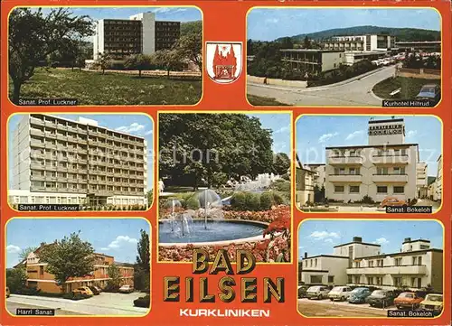 Bad Eilsen Kurhotel Hiltrud Sanatorium Bokeloh Prof. Luckner  Kat. Bad Eilsen