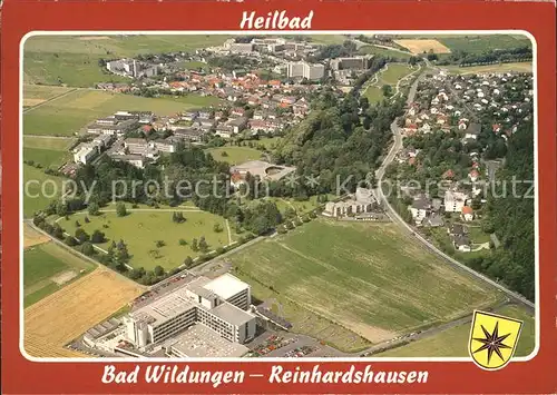 Reinhardshausen Fliegeraufnahme Heilbad  / Bad Wildungen /Waldeck-Frankenberg LKR