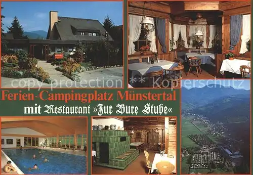 Muenstertal Schwarzwald Ferien Campingplatz Restaurant  Kat. Muenstertal