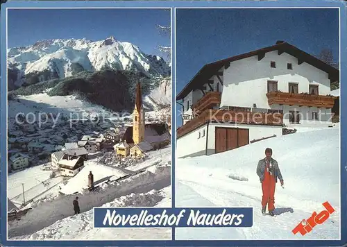 Nauders Tirol Jausenstation Novelles  Kat. Nauders