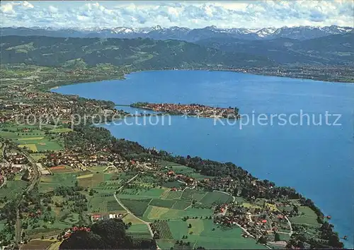 Lindau Bodensee Fliegeraufnahme Bregenzer Bucht  Kat. Lindau (Bodensee)