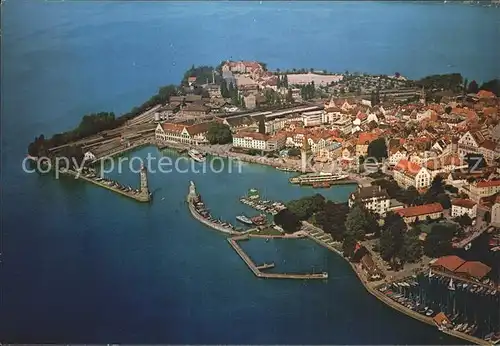 Lindau Bodensee Fliegeraufnahme Kat. Lindau (Bodensee)