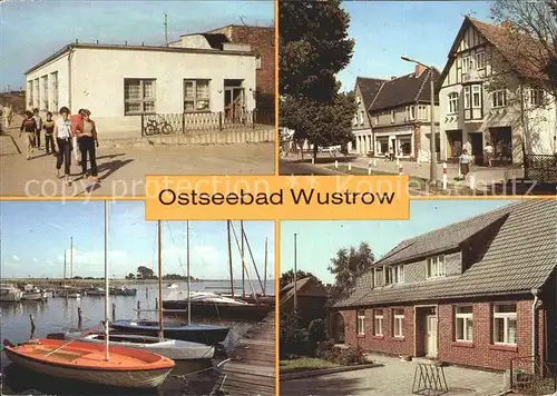 Wustrow Ostseebad Fischlandcafe Seglerhafen Kurwerwaltung  Kat. Ostseebad Wustrow