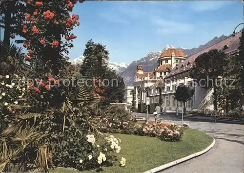 Merano Suedtirol Kurpromenade Kurhaus Texelgruppe Kat. Merano