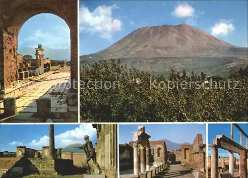 Vesuvio Pompei Ruine  Kat. Napoli