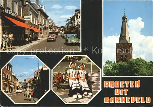 Barneveld Gelderland Kinder Tracht Kirchturm  Kat. Barneveld