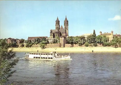 Magdeburg Dom Faehre  Kat. Magdeburg