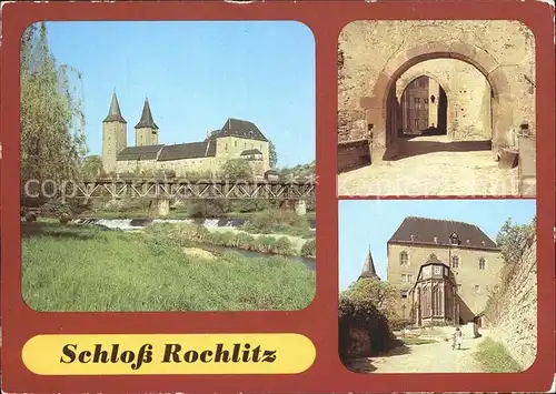 Rochlitz Sachsen Schloss Westportal Schlosskapelle  Kat. Rochlitz
