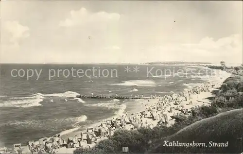 Kuehlungsborn Ostseebad Strand Kat. Kuehlungsborn