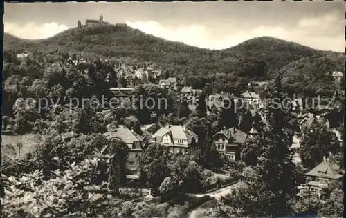 Eisenach Thueringen mit Wartburg Kat. Eisenach