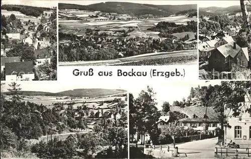 Bockau Erzgebirgskreis Panorama Teilansichten Kat. Bockau