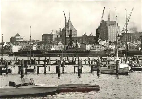 Rostock Mecklenburg Vorpommern Bootshafen Kat. Rostock