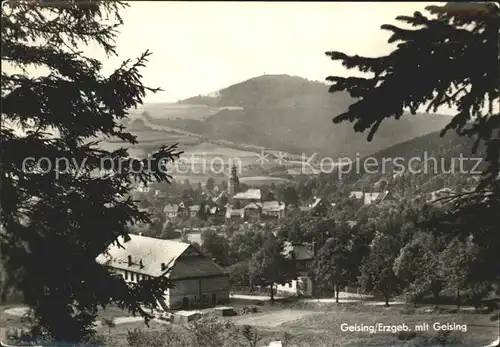 Geising Erzgebirge mit Geising Kat. Geising Osterzgebirge