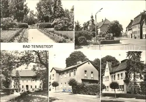 Bad Tennstedt Kurpark Rathaus Badehaus Haus der Freundschaft Kurhaus Kat. Bad Tennstedt