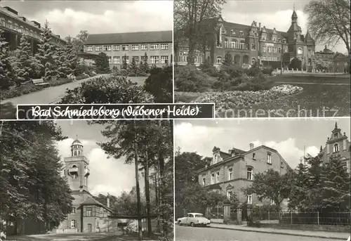 Bad Schmiedeberg Eisenmoorbad Aussichtsturm Gaststaette Schoene Aussicht Kurhaus Heidesanatorium Kat. Bad Schmiedeberg Duebener Heide