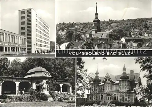 Bad Sulza Bergarbeiter Sanatorium Teilansicht Trinkhalle Inhalatorium Kat. Bad Sulza