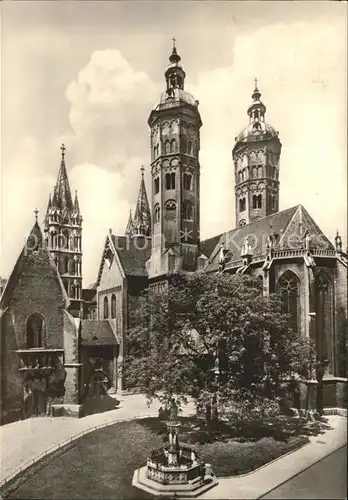 Naumburg Saale Dom Querhaus mit gotischem Ostchor Kat. Naumburg