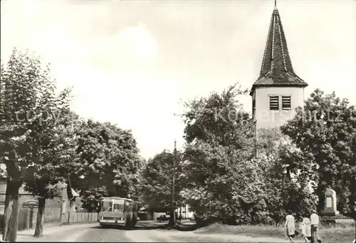 Zuehlsdorf Dorfstrasse Reisebus Kat. Muehlenbecker Land