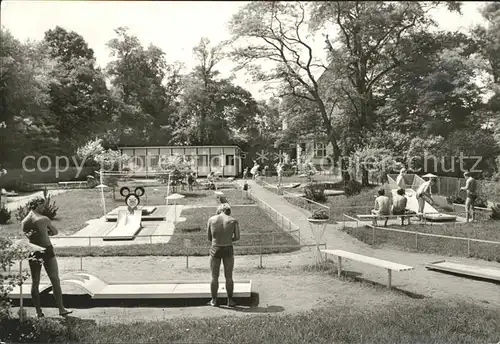 Boltenhagen Ostseebad Minigolf Anlage Kat. Ostseebad Boltenhagen