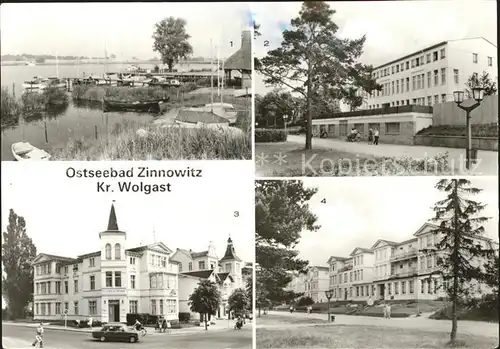 Zinnowitz Ostseebad Hafen Achterwasser Erholungsheim VEB Bitterfeld Gemeinderat Strandpromenade