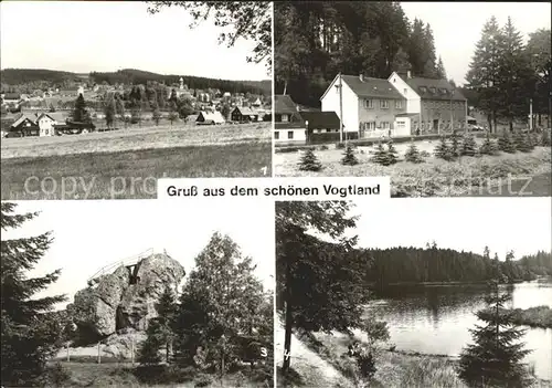 Morgenroethe Rautenkranz Ferienheim Frischhuette Schneckenstein Vogtlandsee Kat. Morgenroethe Rautenkranz