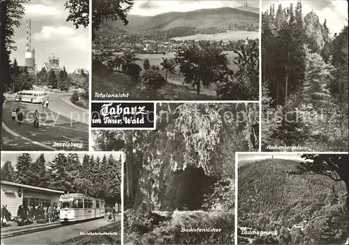 Tabarz Inselsberg Total Aschenbergstein Waldbahn Backofenloecher Lauchagrund Kat. Tabarz Thueringer Wald