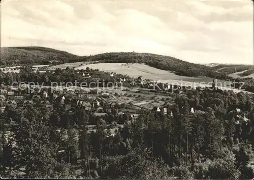 Berggiesshuebel Panorama Kat. Bad Gottleuba Berggiesshuebel