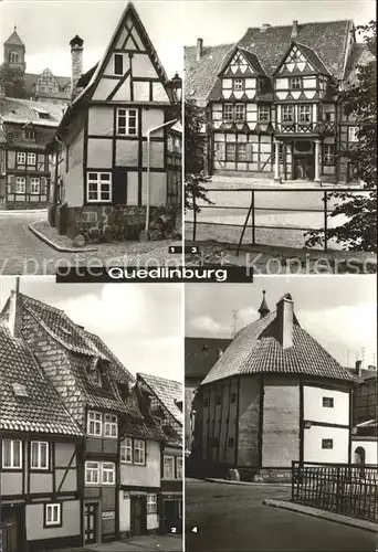 Quedlinburg Finkenherd Wassertorstr Klopstockhaus Hochstaenderhaus Kat. Quedlinburg