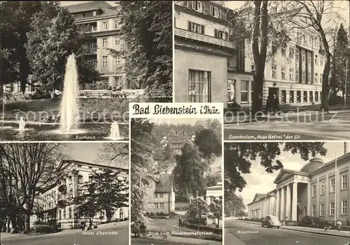 Bad Liebenstein Kurhaus Sanatorium Hugo Gefroi Hotel Charlotte Kindersanatorium Klubhaus Kat. Bad Liebenstein