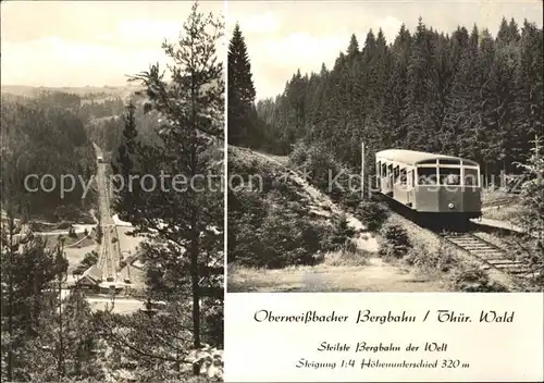 Oberweissbach Oberweissbacher Bergbahn Kat. Oberweissbach