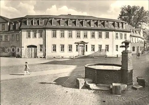 Weimar Thueringen Goethehaus am Frauenplan Brunnen Kat. Weimar
