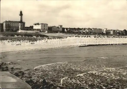 Warnemuende Ostseebad Strandpartie Hotels Kat. Rostock