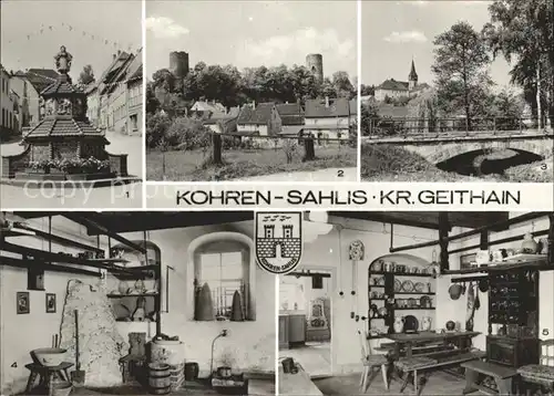 Kohren Sahlis Toepferbrunnen Teilansicht Anlagen Toepfermuseum Kat. Kohren Sahlis