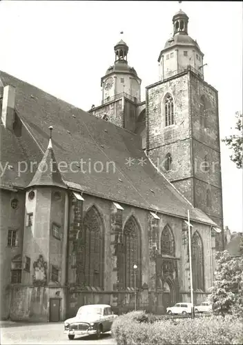 Wittenberg Lutherstadt Stadtkirche Kat. Wittenberg