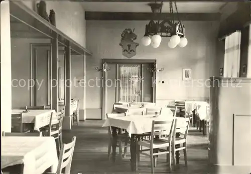 Schierke Harz Handwerker Erholungsheim Speisesaal Kat. Schierke Brocken