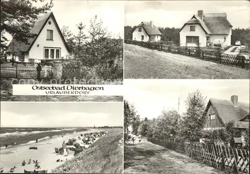 Dierhagen Ostseebad Urlauberdorf Strand Kat. Dierhagen Ostseebad